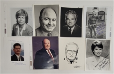 Lot of 22 News People Related Autographed 8x10 Photos w/ Detailed Letter of Provenance