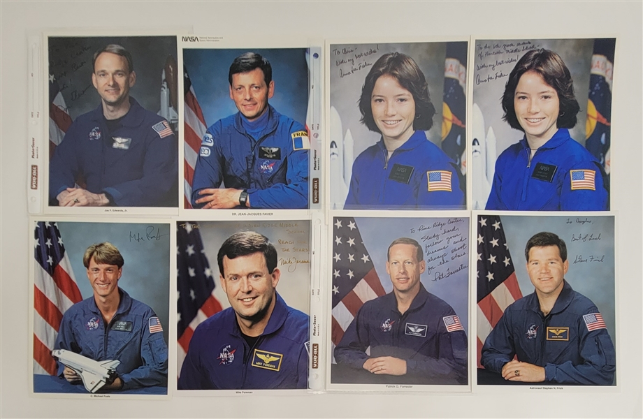 Lot of 29 Astronauts Autographed 8x10 Photos w/ Detailed Letter of Provenance