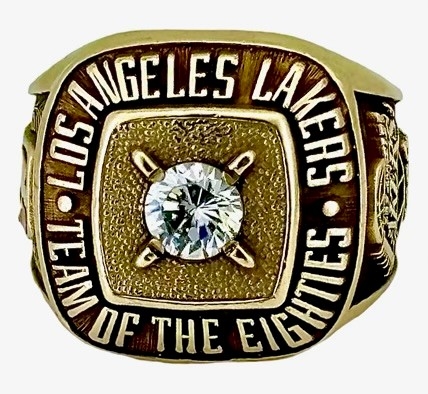Los Angeles Lakers Team-of-the-Decade NBA Champions 10K Gold Ring