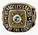 Los Angeles Lakers Team-of-the-Decade NBA Champions 10K Gold Ring