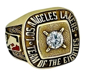 Los Angeles Lakers Team-of-the-Decade NBA Champions 10K Gold Ring