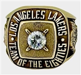 Los Angeles Lakers Team-of-the-Decade NBA Champions 10K Gold Ring