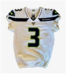 Russell Wilson 2019 Seattle Seahawks Game Worn Jersey vs. Vikings w/ Photo-Match & Seahawks Team LOA