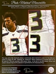 Russell Wilson 2019 Seattle Seahawks Game Worn Jersey vs. Vikings w/ Photo-Match & Seahawks Team LOA