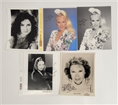 Lot of 13 Actresses & Models Autographed 8x10 Photos w/ Detailed Letter of Provenance