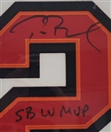 Tom Brady Autographed & Framed Tampa Bay Buccaneers Jersey w/ SB LV MVP Inscription Fanatics