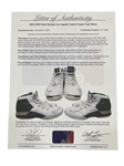 Kobe Bryant 2002-03 Los Angeles Lakers Game Used Shoes Photo Matched w/ Sports Investors Authentication *Only Known Photo Matched Air Jordan's*
