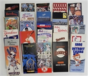 Complete Set of 1986 Baseball Media Guides