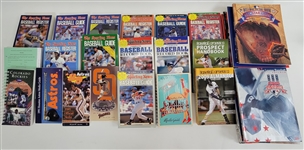 Large Collection of Baseball Handbooks, Media Guides, & Magazines