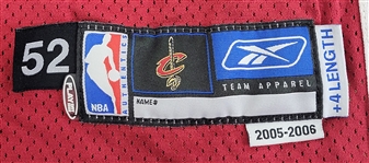 LeBron James 2005-06 Cleveland Cavaliers Game Used Jersey w/ Dave Miedema LOA