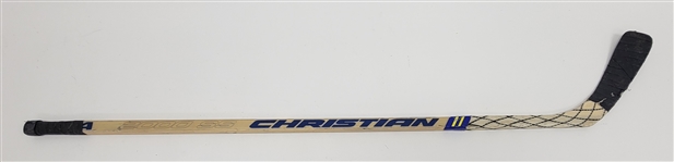 Craig Janney Game Used Hockey Stick