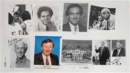 Lot of 17 Basketball Coaches, Executives, & Agents Autographed 8x10 Photos w/ Letter of Provenance