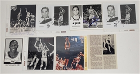 Lot of 19 Basketball Players Autographed 8x10 Photos w/ Letter of Provenance
