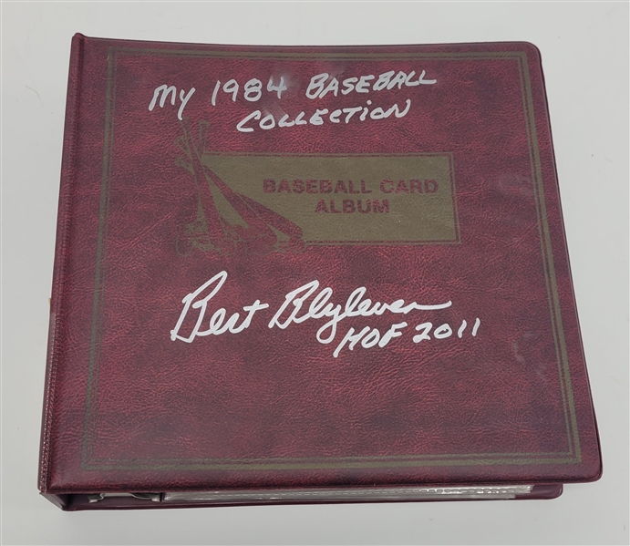 Bert Blyleven 1984 Baseball Card Collection Signed w/Blyleven Signed Letter of Provenance 