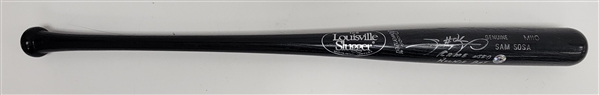 Sammy Sosa c. 1990 Chicago Cubs Game Used & Autographed Rookie Bat Sosa JSA & PSA/DNA GU 10