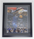 Anthony Edwards Autographed & Inscribed Framed Minnesota Timberwolves 16x20 Photo