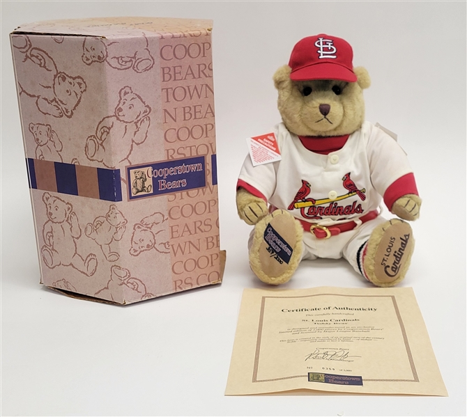 Mark McGwire St. Louis Cardinals Cooperstown Bears Collectible Teddy Bear