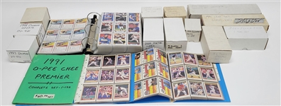 Collection of Miscellaneous Complete Baseball Card Sets