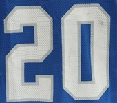 Barry Sanders 1992 Detroit Lions Game Used Jersey w/ Dave Miedema LOA