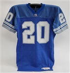 Barry Sanders 1992 Detroit Lions Game Used Jersey w/ Dave Miedema LOA