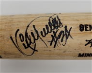 Kirby Puckett 1994 Minnesota Twins Game Used & Autographed Bat PSA/DNA GU 10 w/ Beckett LOA