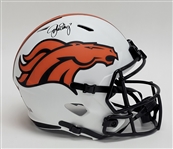 John Elway Autographed Denver Broncos Full Size Lunar Eclipse Replica Helmet Beckett