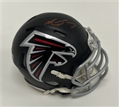 Michael Vick Autographed Atlanta Falcons Mini Helmet Beckett