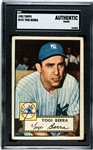 Yogi Berra 1952 Topps #191 Card SGC