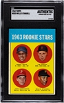 Willie Stargell 1963 Topps #553 Rookie Card SGC