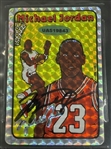 Michael Jordan RARE Autographed 1985 Rookie Jewel Prism Sticker - One of the Rarest Jordan Items in Existence BGS 8.5 NM-MT+ w/ 10 Auto UDA