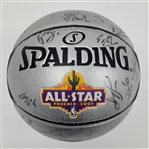 2009 NBA All-Stars Autographed Basketball w/ Kobe Beckett LOA
