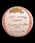 Kirby Puckett Autographed Stat Baseball LE #307/1000