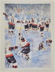 1996-97 Ottawa Senators Autographed Poster w/ 3 Sigs LE #7491/7500