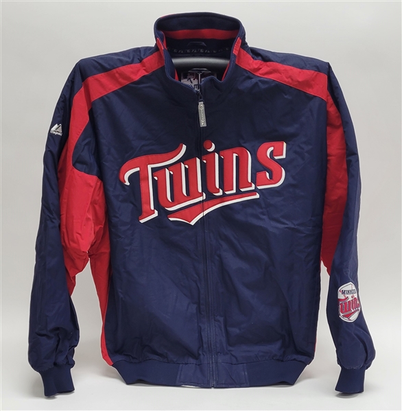 Joe Mauer 2004 Minnesota Twins Game Used Spring Training Jacket w/ Twins LOA