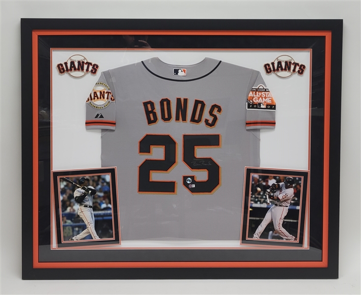 Barry Bonds Autographed & Framed Authentic San Francisco Giants Jersey