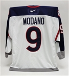 Mike Modano USA Authentic Hockey Jersey w/ Fight Strap