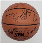 2004 NBA All-Stars Autographed Spalding Basketball w/ Kobe Bryant JSA LOA