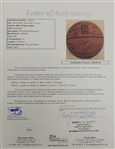 2004 NBA All-Stars Autographed Spalding Basketball w/ Kobe Bryant JSA LOA