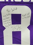 Justin Jefferson 2020 Minnesota Vikings Game Issued & Autographed Rookie Year Jersey w/ Beckett LOA