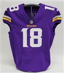 Justin Jefferson 2020 Minnesota Vikings Game Issued & Autographed Rookie Year Jersey w/ Beckett LOA