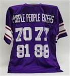 Purple People Eaters Autographed Custom Jersey