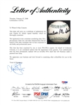 Charles M. Schulz (Creator of Peanuts, Snoopy, Charlie Brown) Autographed Baseball w/ PSA/DNA LOA