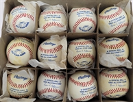 Lot of (12) 1980 Rawlings Official All-Star Game Baseballs