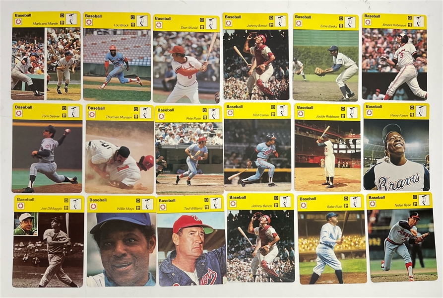 Large Collection of 1977-78 Vintage Sportscaster Cards