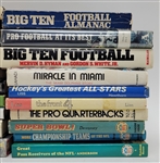 Large Collection of Football, Basketball, & Hockey Books