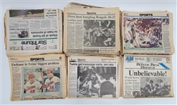 Extensive Collection of 1980's & 1990's Sports Newspapers
