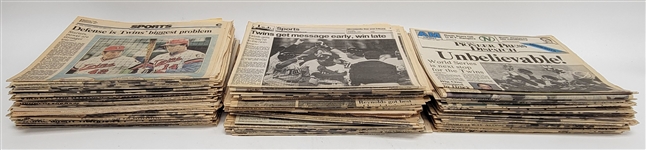 Extensive Collection of 1980's & 1990's Sports Newspapers