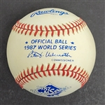 1987 Official World Series Baseball
