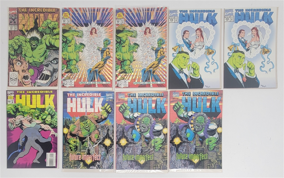 "The Incredible Hulk" Vintage Comic Book Collection (9)