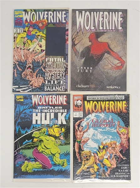 "Wolverine" Vintage Comic Book Collection (4)